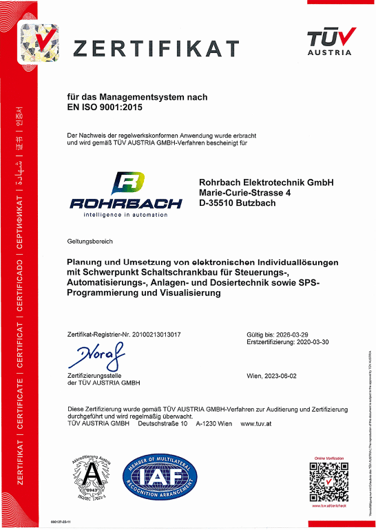 Rohrbach Elektrotechnik r deu qm 23